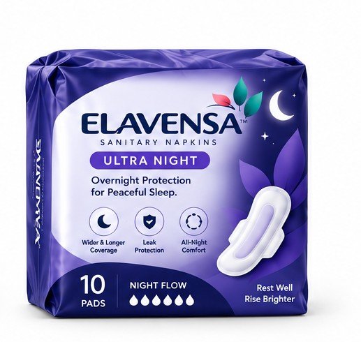 ELAVENSA Ultra Night 10 pads